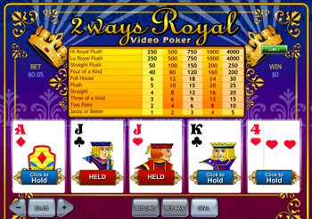 Coral Casino Video Poker
